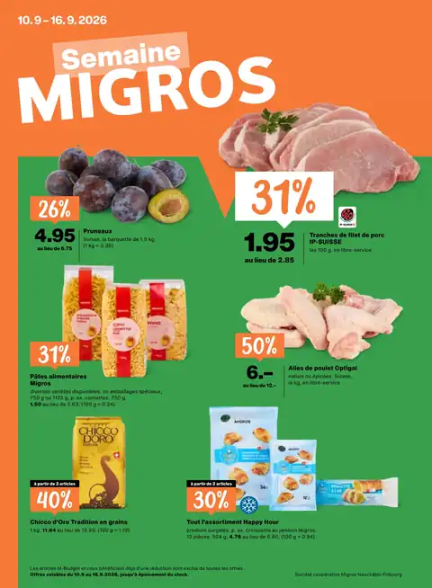 Migros Semaine · Neuchâtel-Fribourg · 37/2026