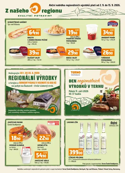 Z našeho regionu kvalitní potraviny · 6 prodejen