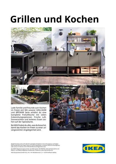 IKEA Grillen und Kochen Broschüre