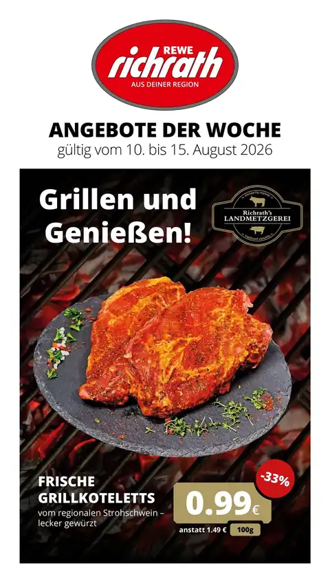 REWE - Angebote ab 10.08. - Köln
