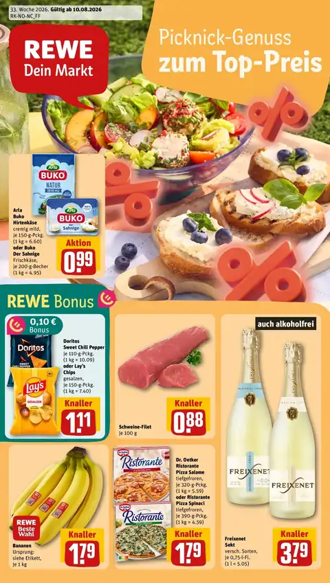REWE - Angebote ab 10.08. - Hamburg