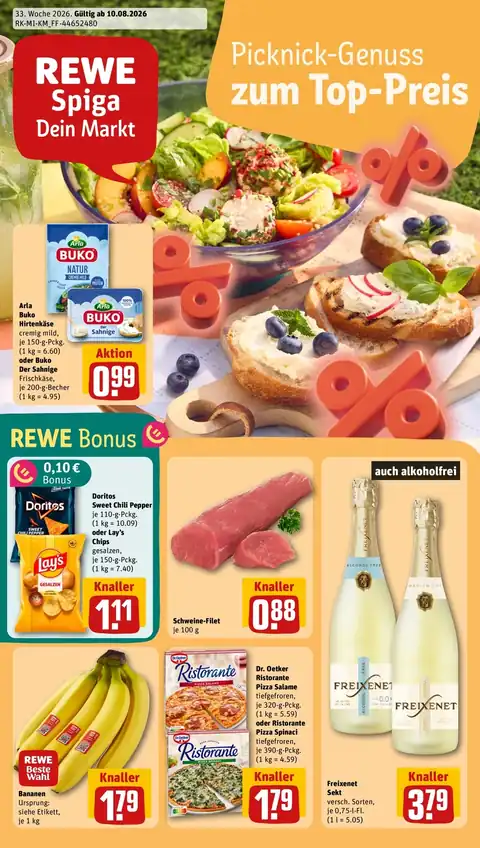 REWE - Angebote ab 10.08. - Frankfurt