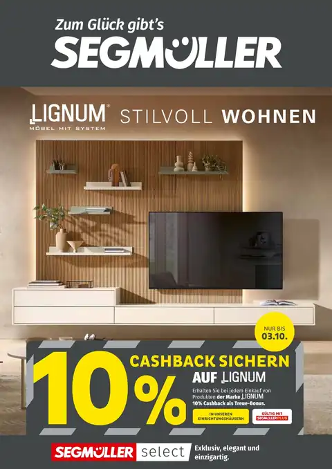 Segmüller Prospekt - 2026-08-31 - 2026-10-03