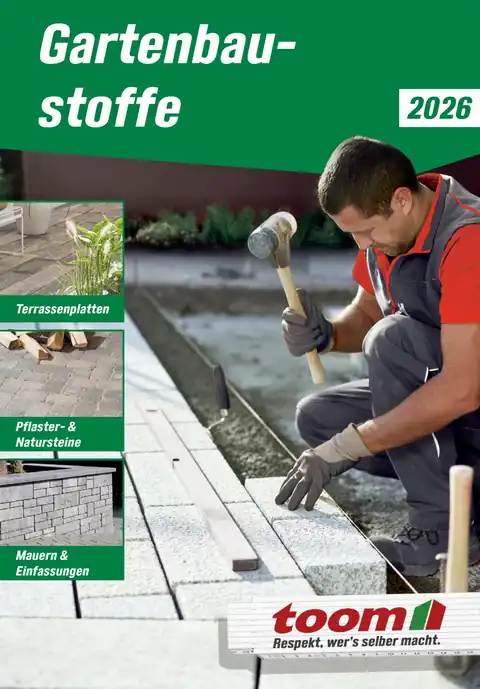 toom Baumarkt Gartenbaustoffe 2026