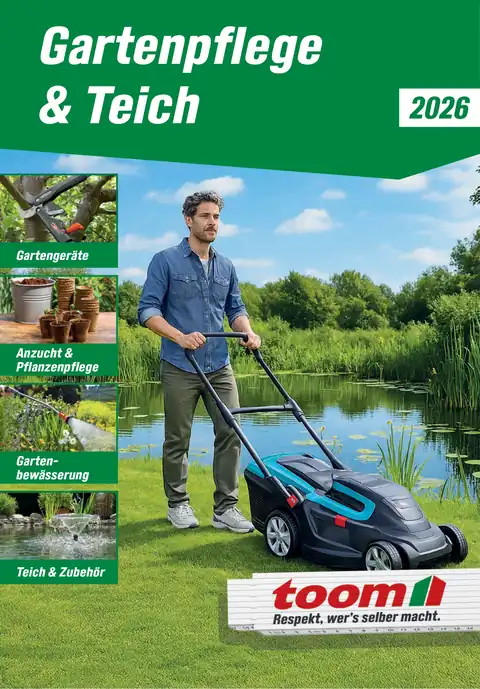 toom Baumarkt Gartenpflege & Teich 2026