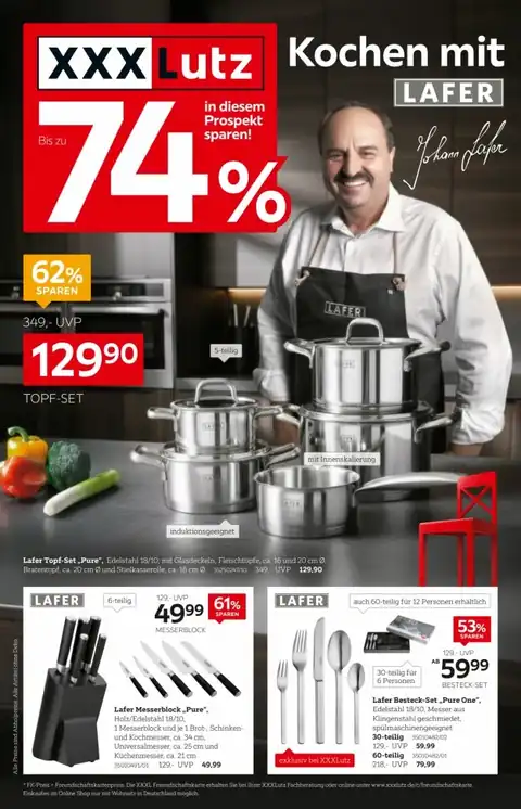 XXXLutz Bis zu 74% sparen!