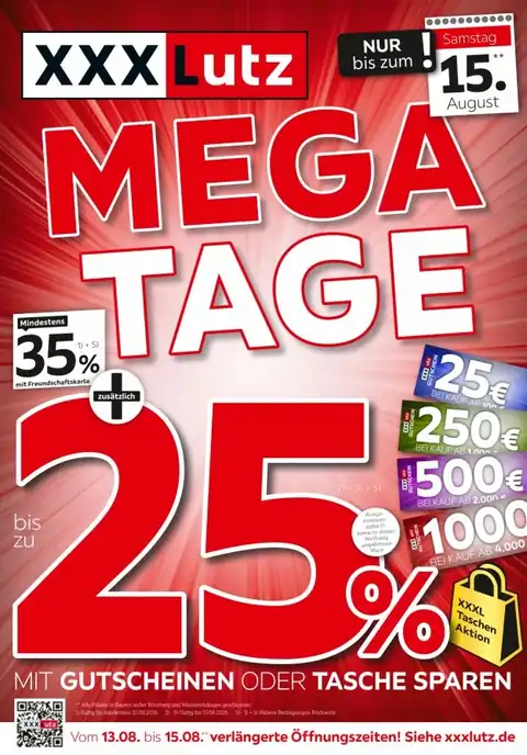 XXXLutz Mega Tage