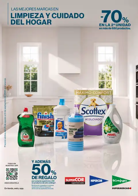Supercor · Limpieza y cuidado del hogar · Canarias · Folleto completo