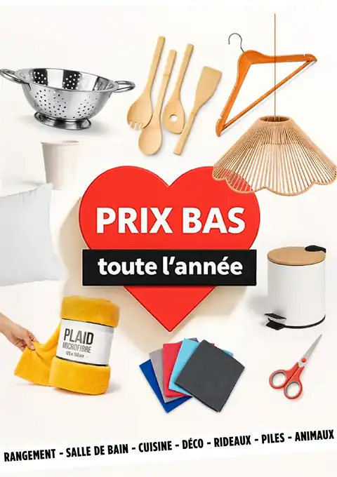 Le catalogue prix bas !