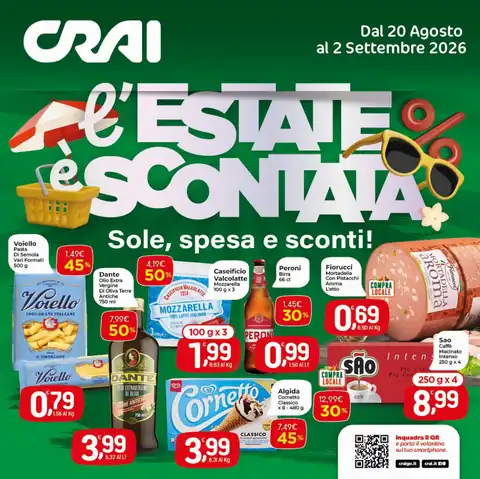Crai · L'ESTATE E' SCONTATA · Tirreno · Rete Tirreno