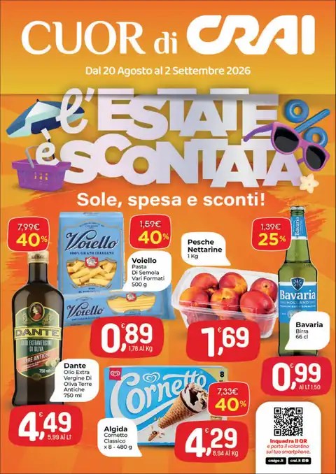 Crai · L'ESTATE E' SCONTATA · Codè · Cuor di Crai