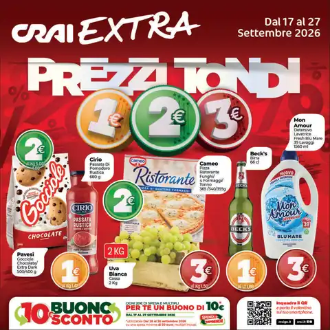 Crai · PREZZI TONDI CRAI · Codè · Extra