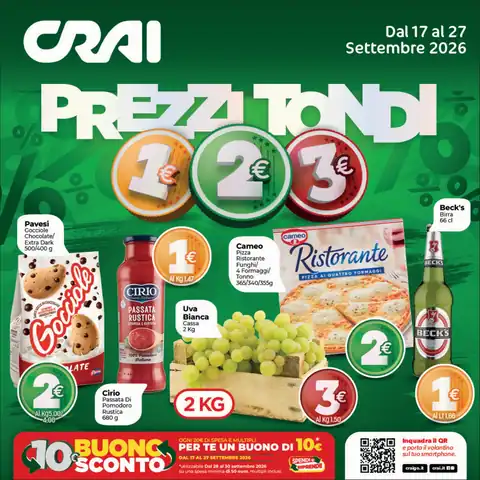 Crai · PREZZI TONDI CRAI · Codè · Rete DNO