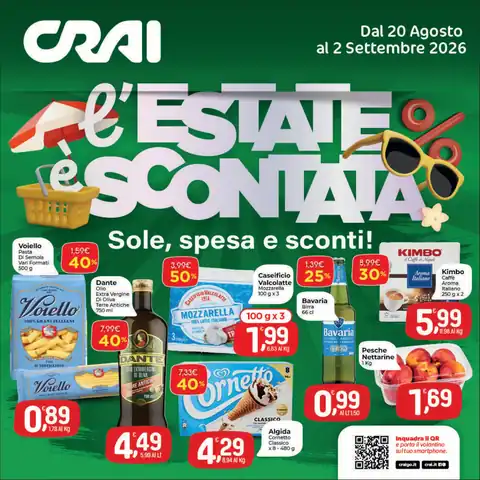 Crai · L'ESTATE E' SCONTATA · Codè · Rete DNO