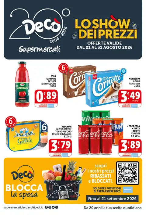 Decò Multicedi · Supermercati