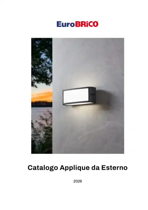 Eurobrico · Catalogo Applique da Esterno 2026