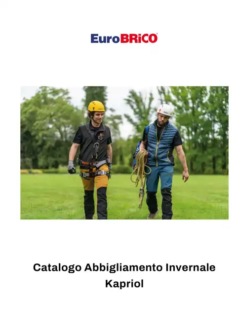 Eurobrico · Catalogo Abbigliamento Invernale Kapriol 2026