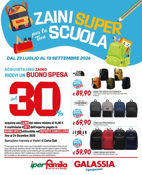 Famila · CATALOGO ZAINI SCUOLA