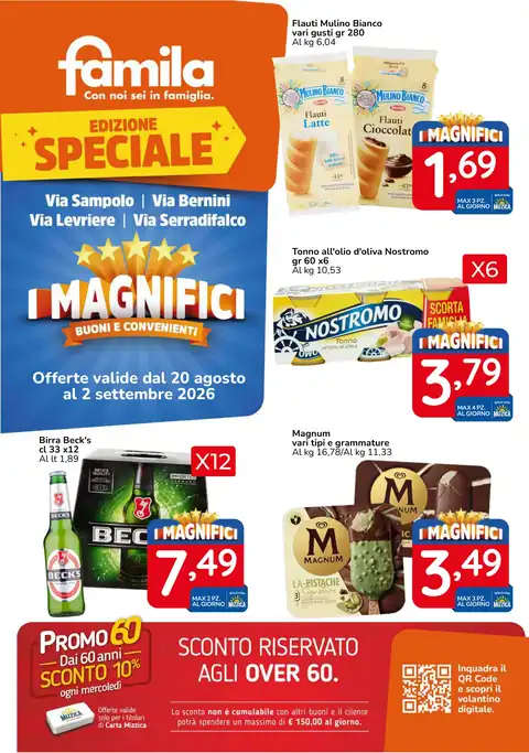 Famila · I Magnifici · Area Superstore Palermo Bernini