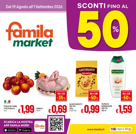 Famila · SCONTI FINO 50%