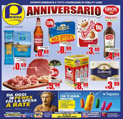 Pewex · Anniversario · Rubicone