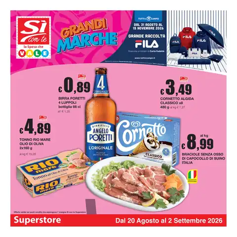 Sì con Te · Volantino Superstore