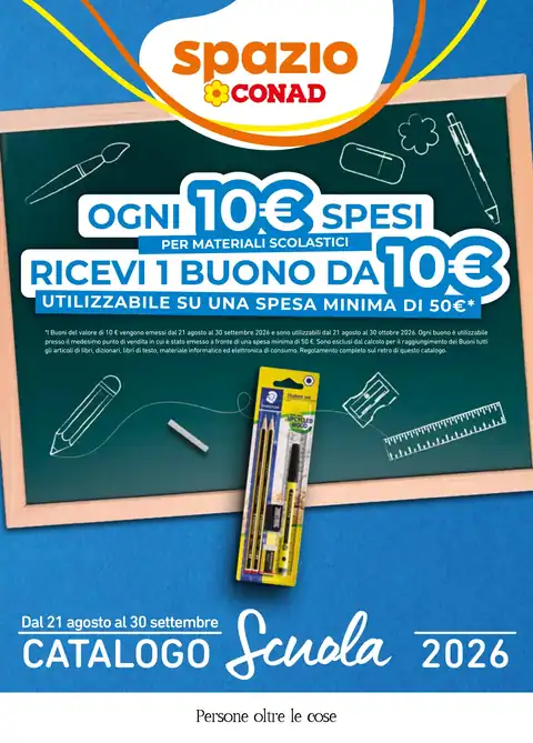 Spazio Conad · Catalogo Scuola 2026