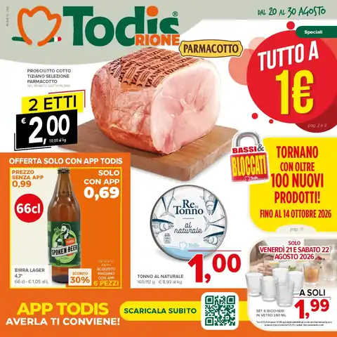 Todis · Rione · Approfitta degli sconti