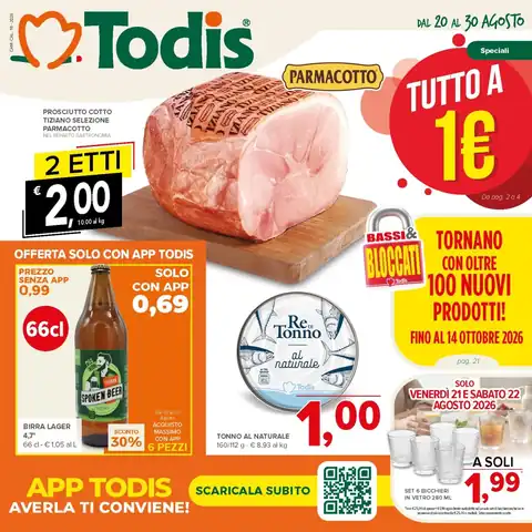 Todis · Campania Calabria · Approfitta degli sconti