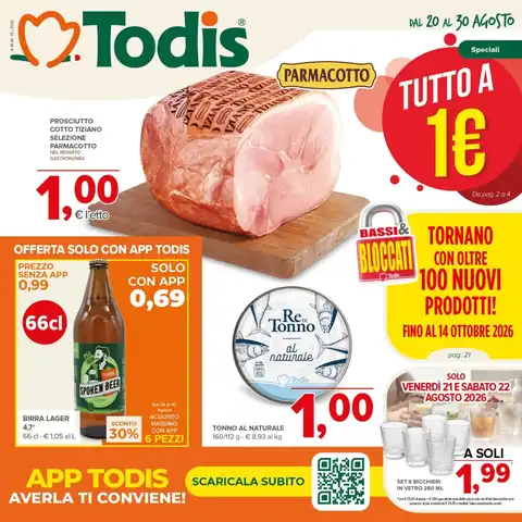 Todis · Abruzzo Marche Molise · Approfitta degli sconti