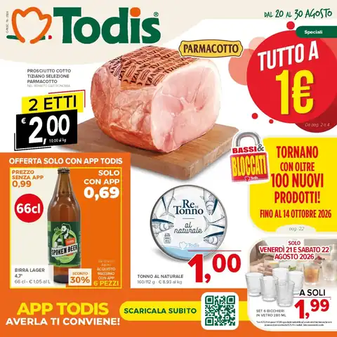 Todis · Campania Calabria Pescheria · Approfitta degli sconti