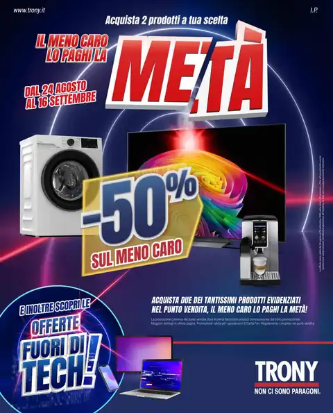 Trony · IL MENO CARO LO PAGHI LA META' · JUMBO