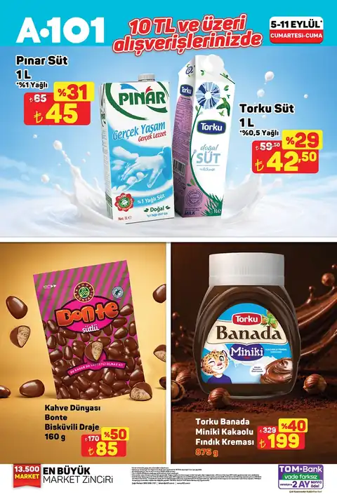 A101 10 TL ve Üzeri Alışverişlerinizde