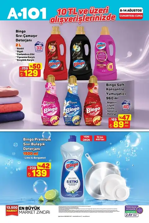 10 TL ve Üzeri Alışverişlerinizde