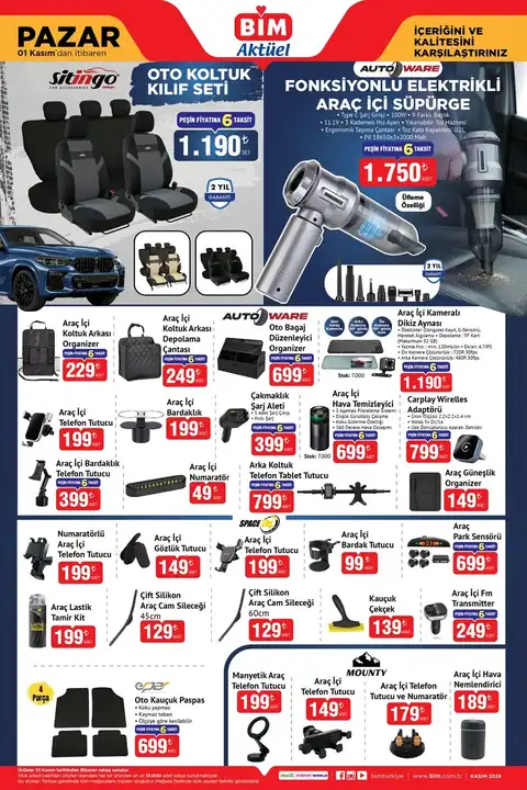 BİM Aktüel · 01 Kasım Pazar