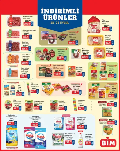 BİM İndirim · 18-21 Eylül