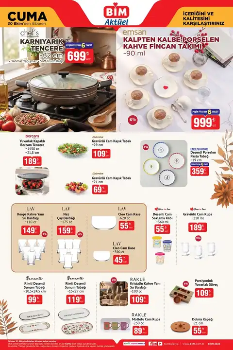 BİM Aktüel · 30 Ekim Cuma