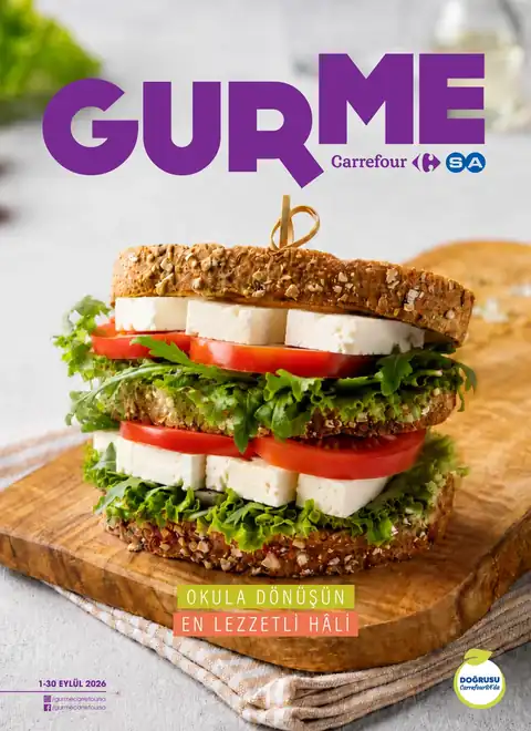 CarrefourSA Gurme Aktüel Katalog · GURME_EYLÜL_2026