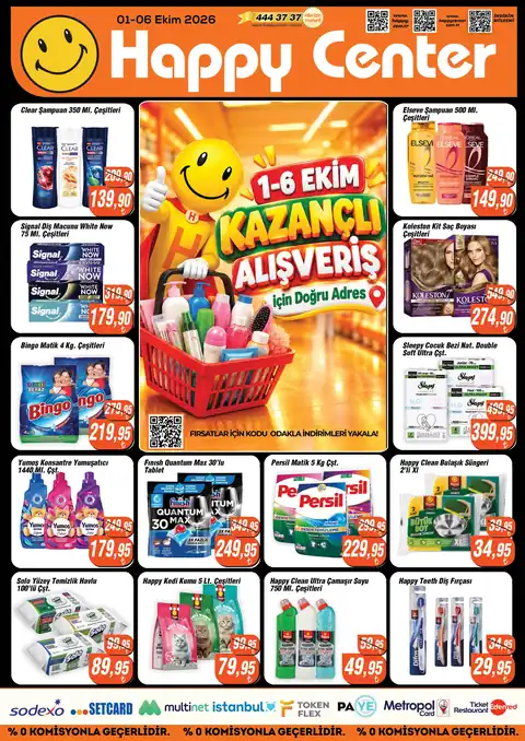 Happy Center İndirim Bülteni