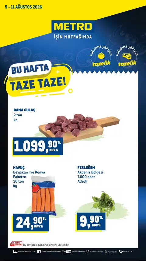 Taze Ürünler