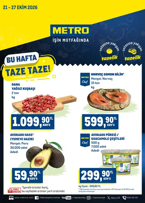 Taze Ürünler