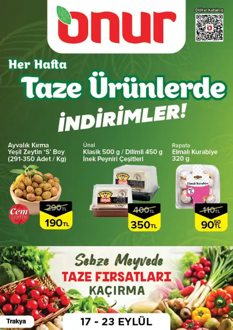 Trakya - Taze Ürünlerde İndirimler