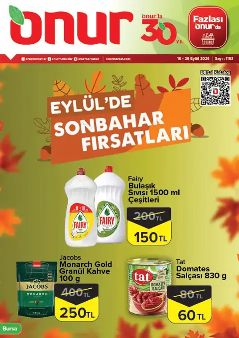 Bursa - Eylül'de Sonbahar Fırsatları
