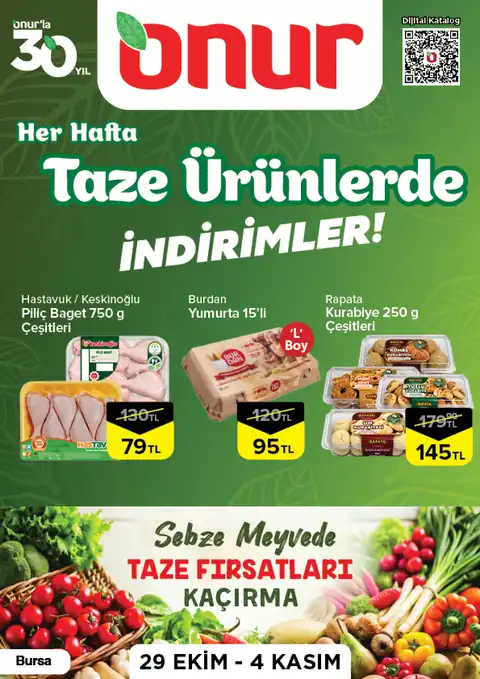 Bursa - Taze Ürünlerde İndirimler