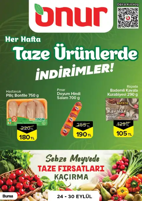 Bursa - Taze Ürünlerde İndirimler