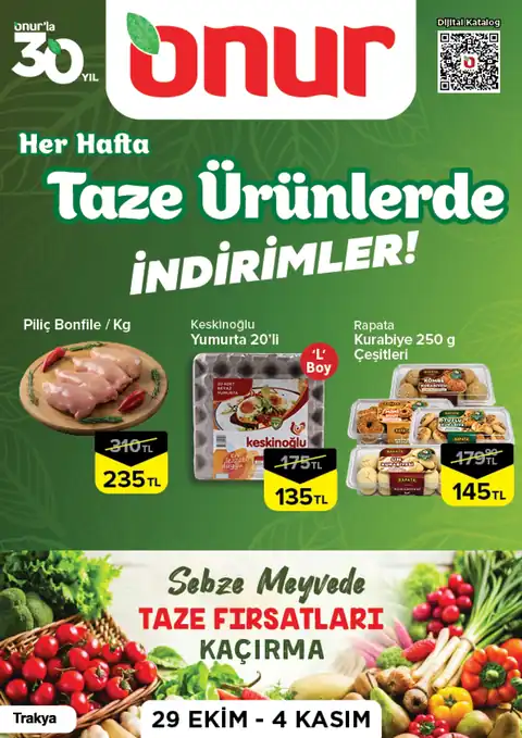 Trakya - Taze Ürünlerde İndirimler