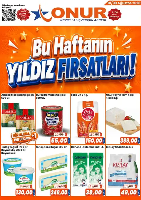 Onur İndirim Broşürü