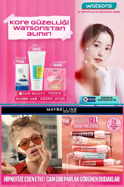 Watsons Ağustos Kataloğu